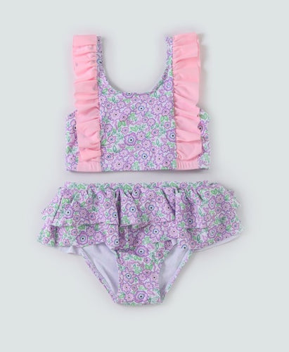 Floral Ruffle Swimsuit