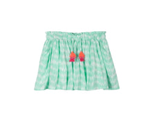 Load image into Gallery viewer, Aqua Tie Dye Skirt