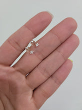 Load image into Gallery viewer, Silver Star Earrings