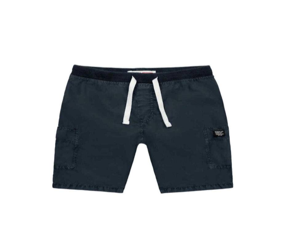 Boy navy cargo shorts